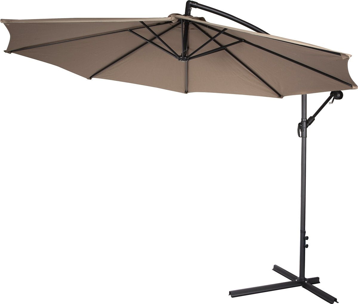 Umbrella sidepole cantilever